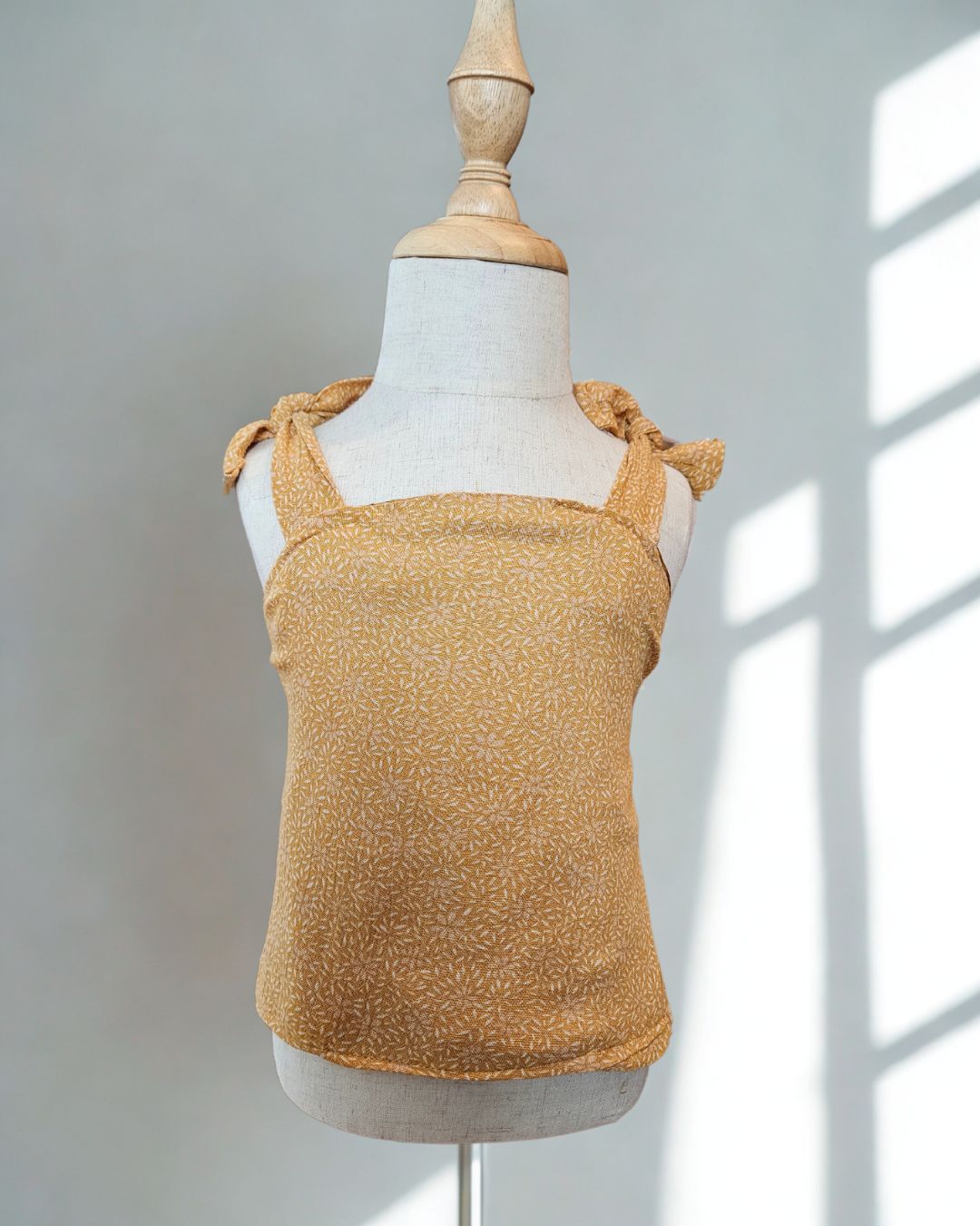 Girl's adjustable strap tank top