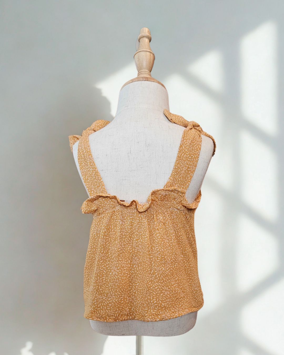 Girl's adjustable strap tank top