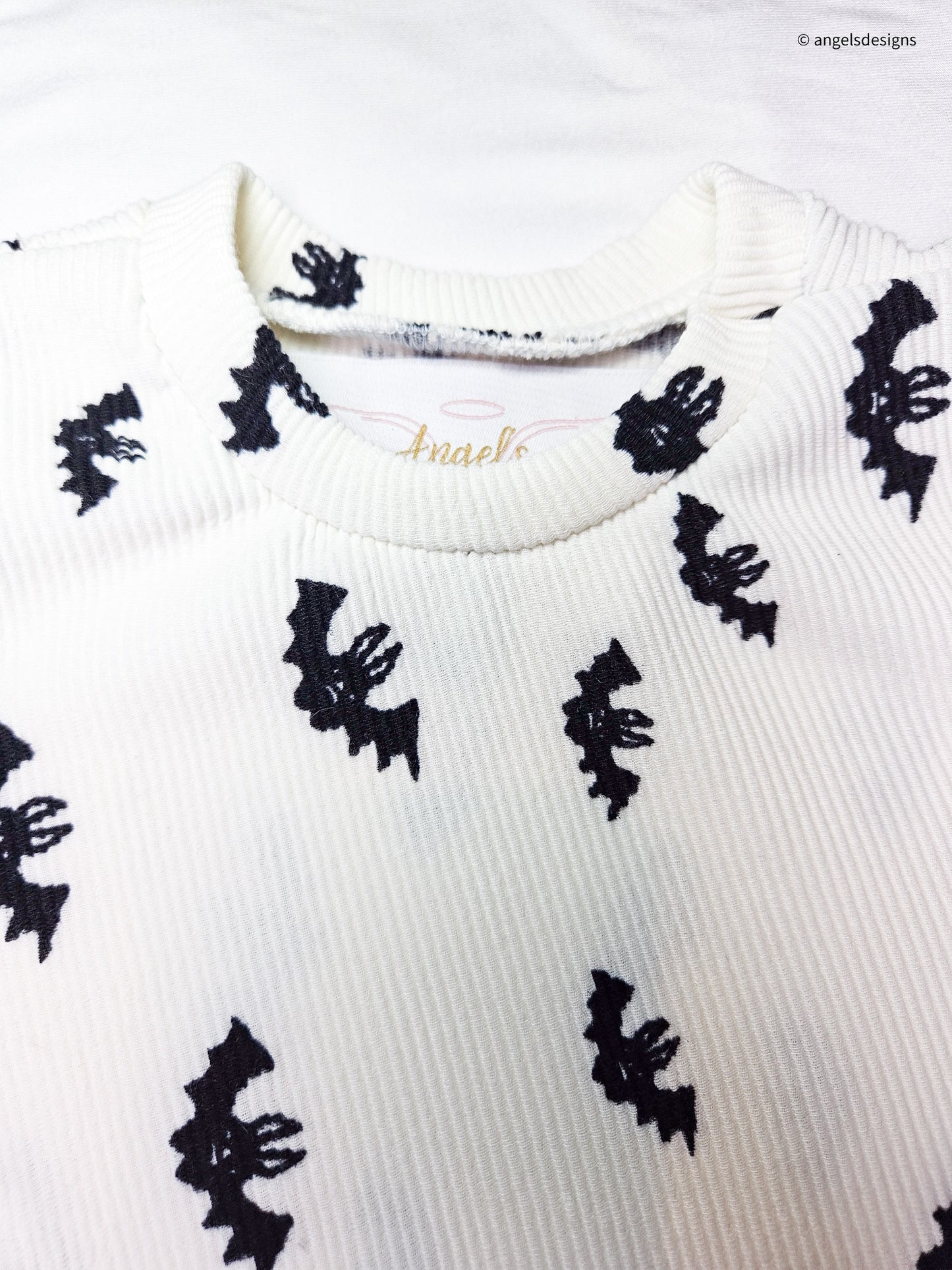 Boy's Bat pattern Casual Tee