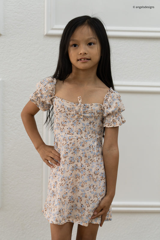 Girl's Floral print A-line Dress