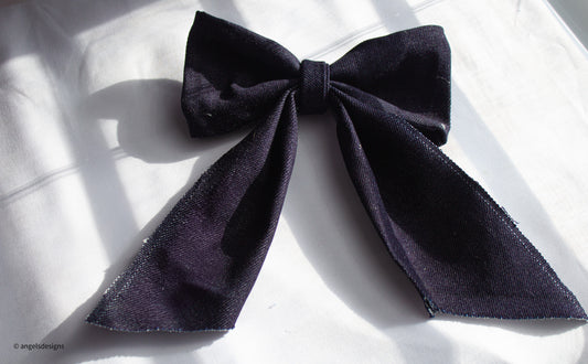 Denim Bow