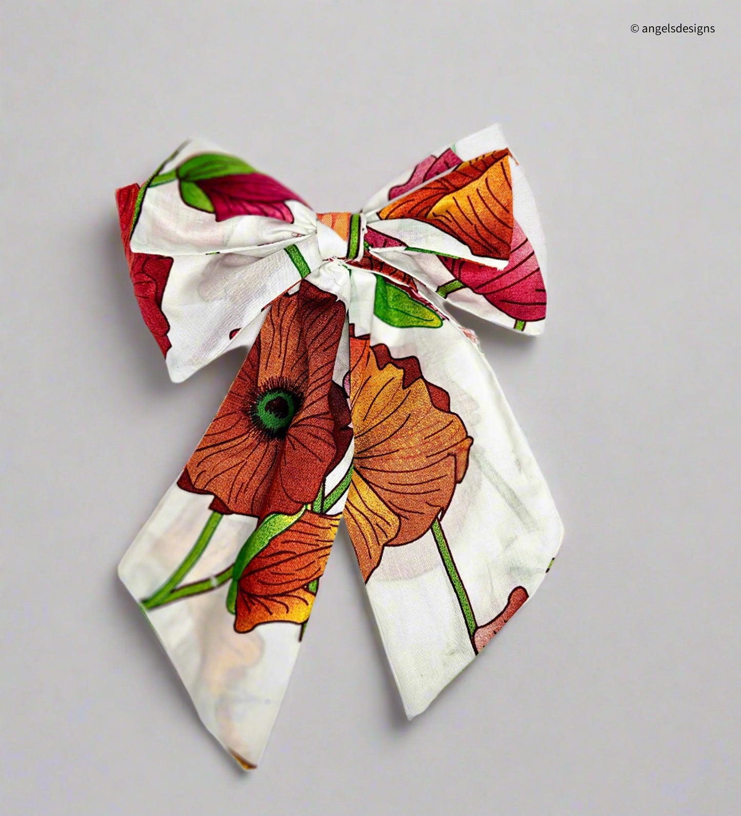Large Floral print Bows