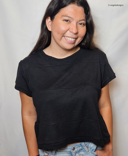 Women's Casual Patch Work Tee