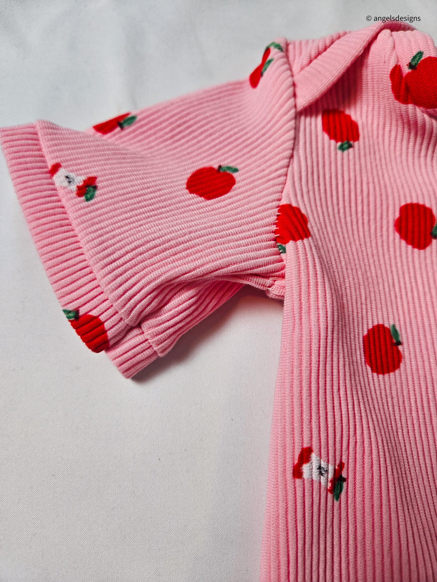 Apple short sleeve onesie
