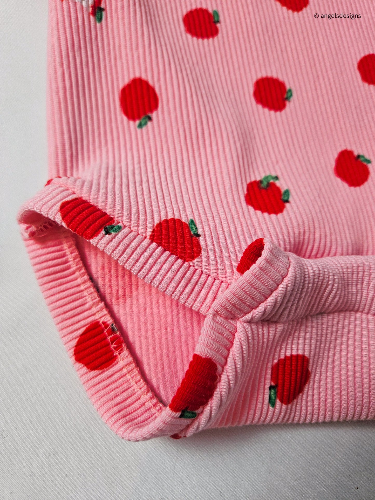 Apple short sleeve onesie