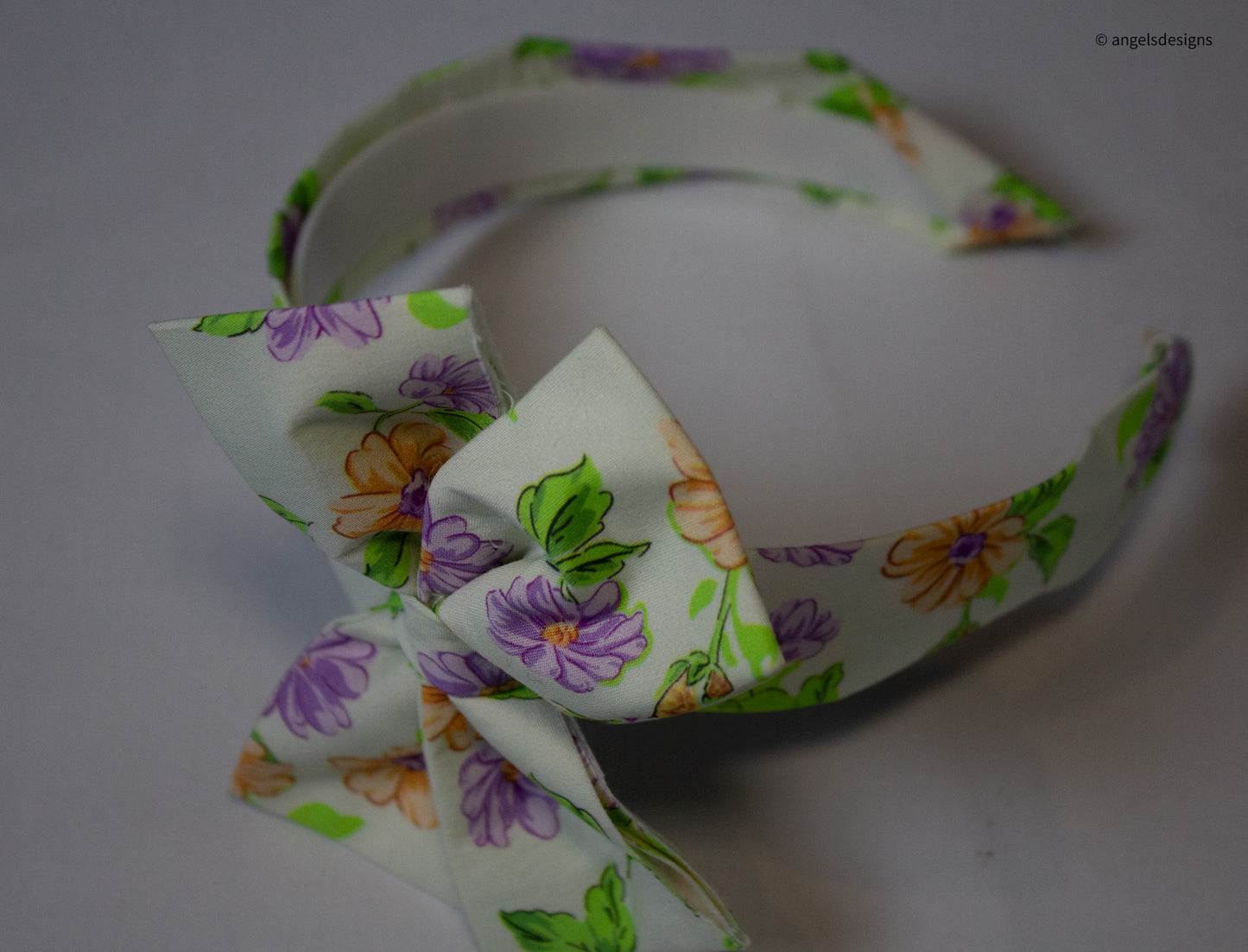 Girls Fabric Bow Headbands