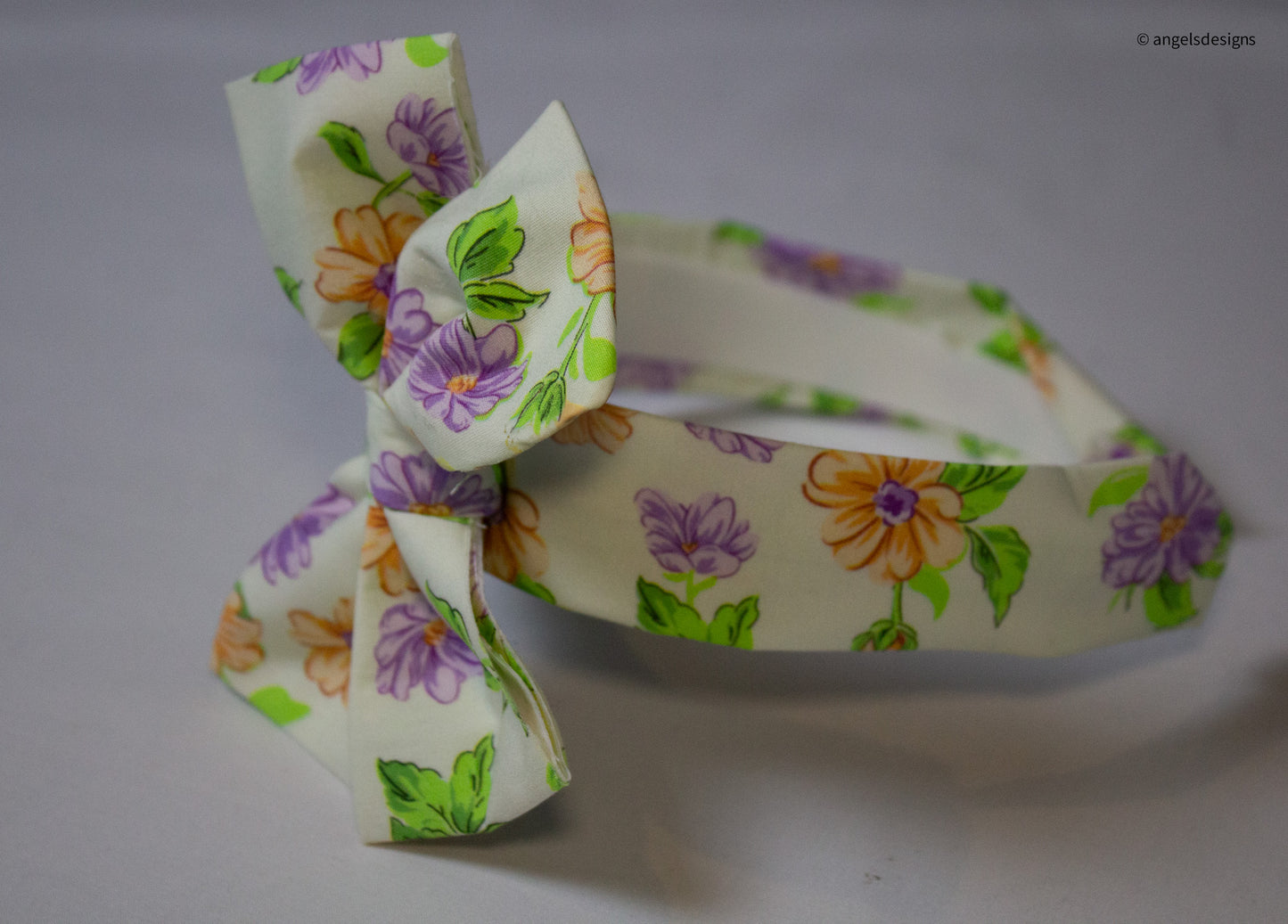 Girls Fabric Bow Headbands