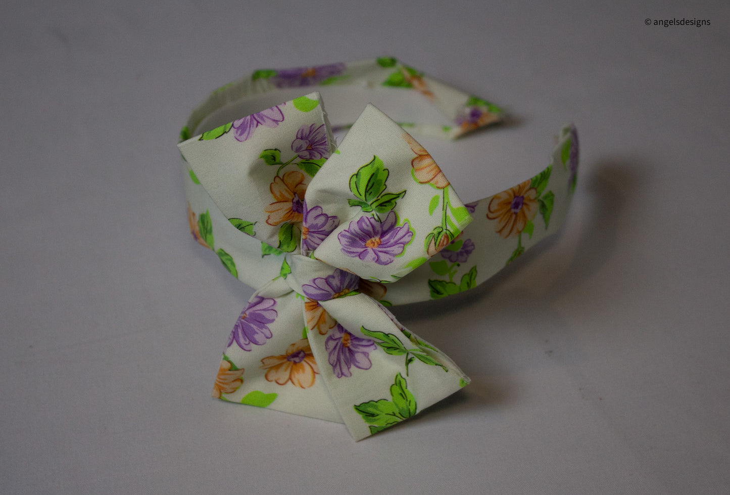 Girls Fabric Bow Headbands