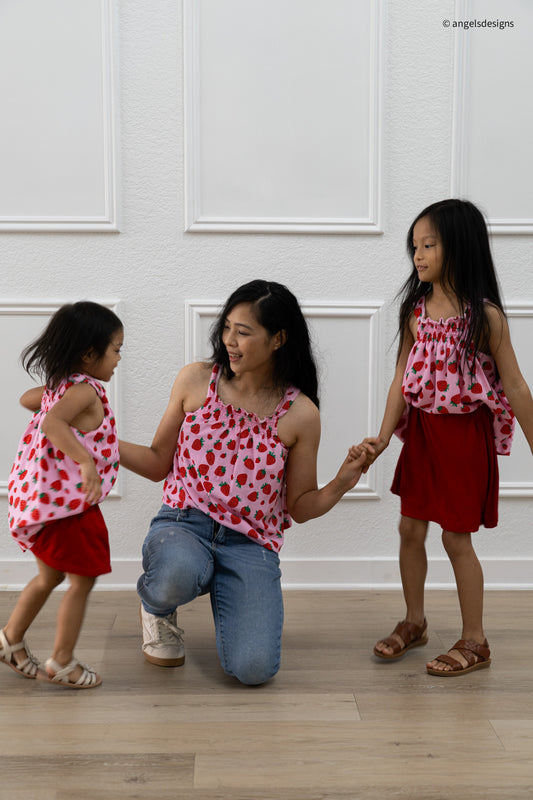 Mommy and Me| Strawberry Tank Top