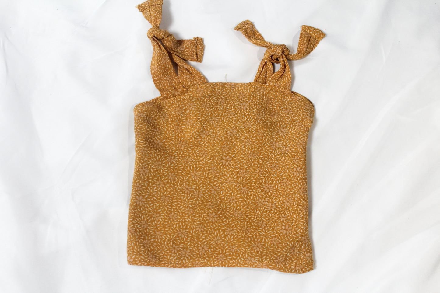 Girl's adjustable strap tank top