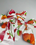 Large Floral print Bows