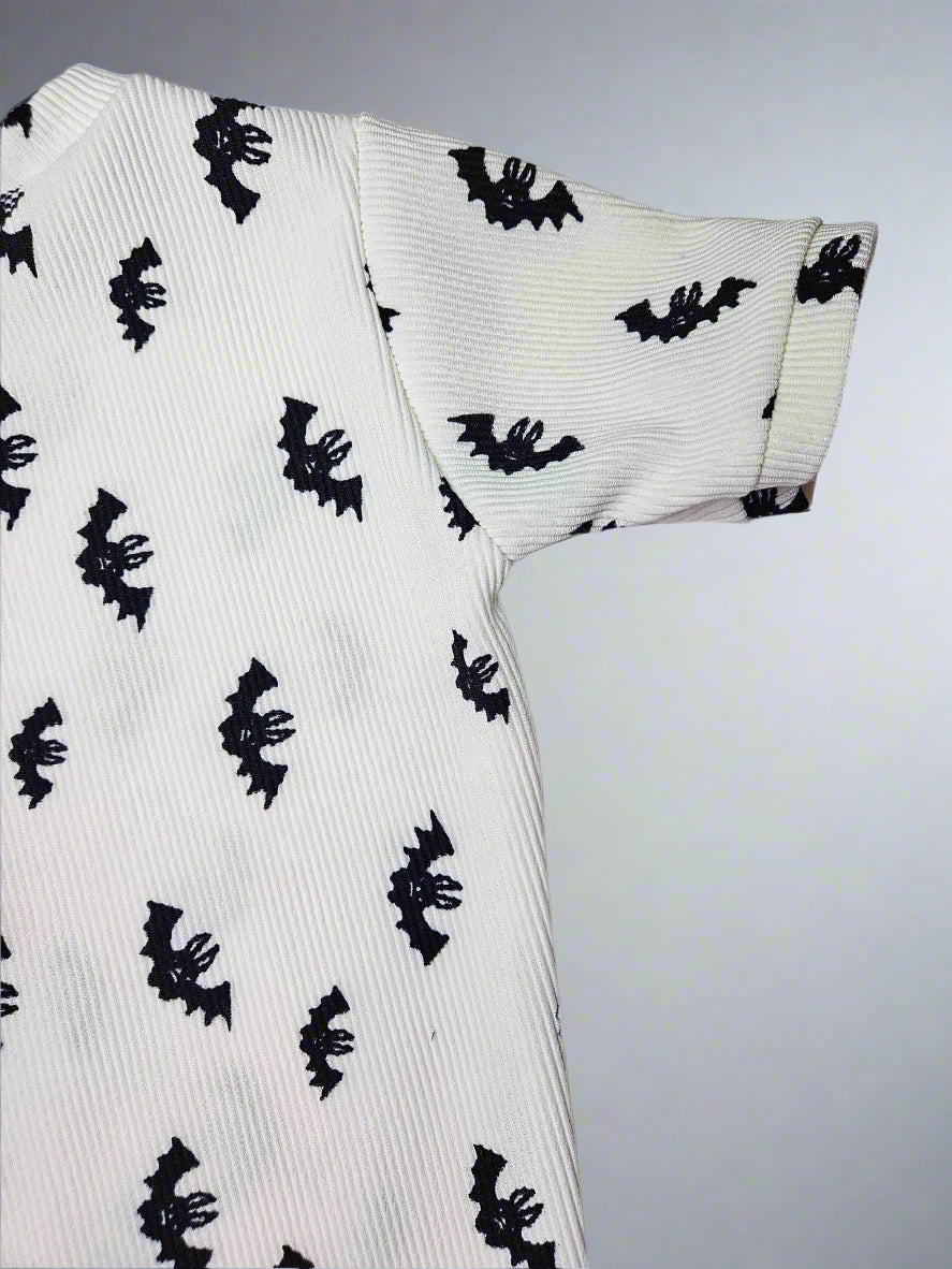 Boy's Bat pattern Casual Tee