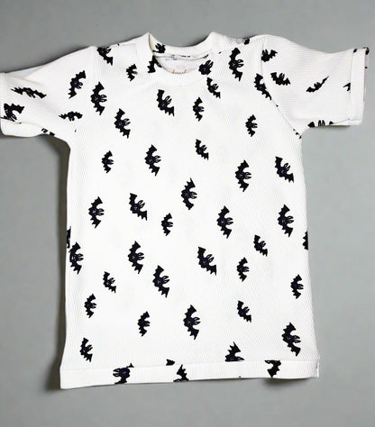 Boy's Bat pattern Casual Tee