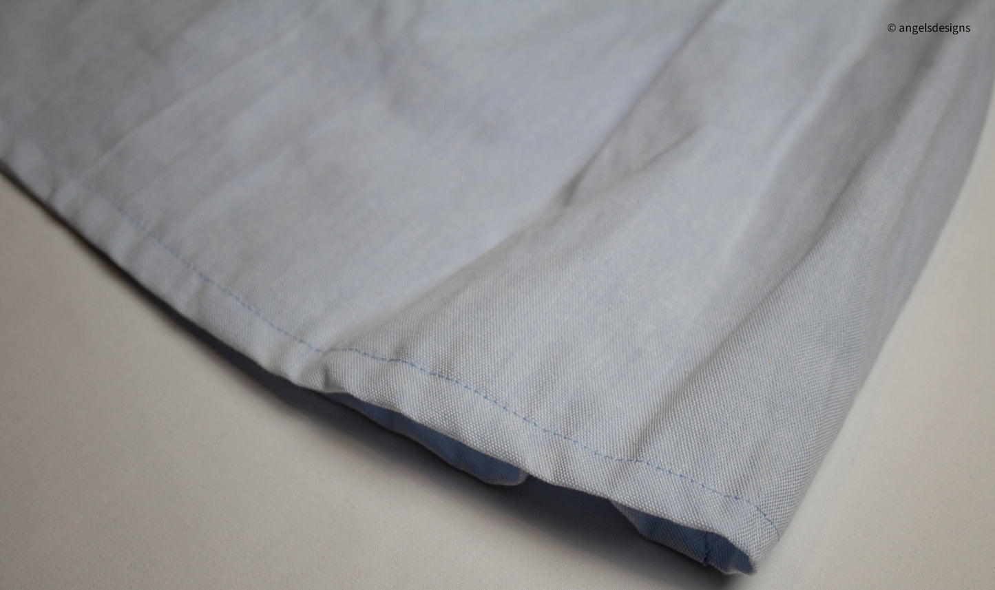 Girls Elastic Pastel Blue Peral Skirt