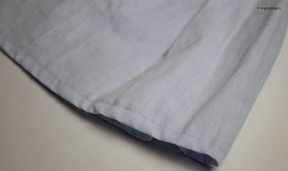 Girls Elastic Pastel Blue Peral Skirt