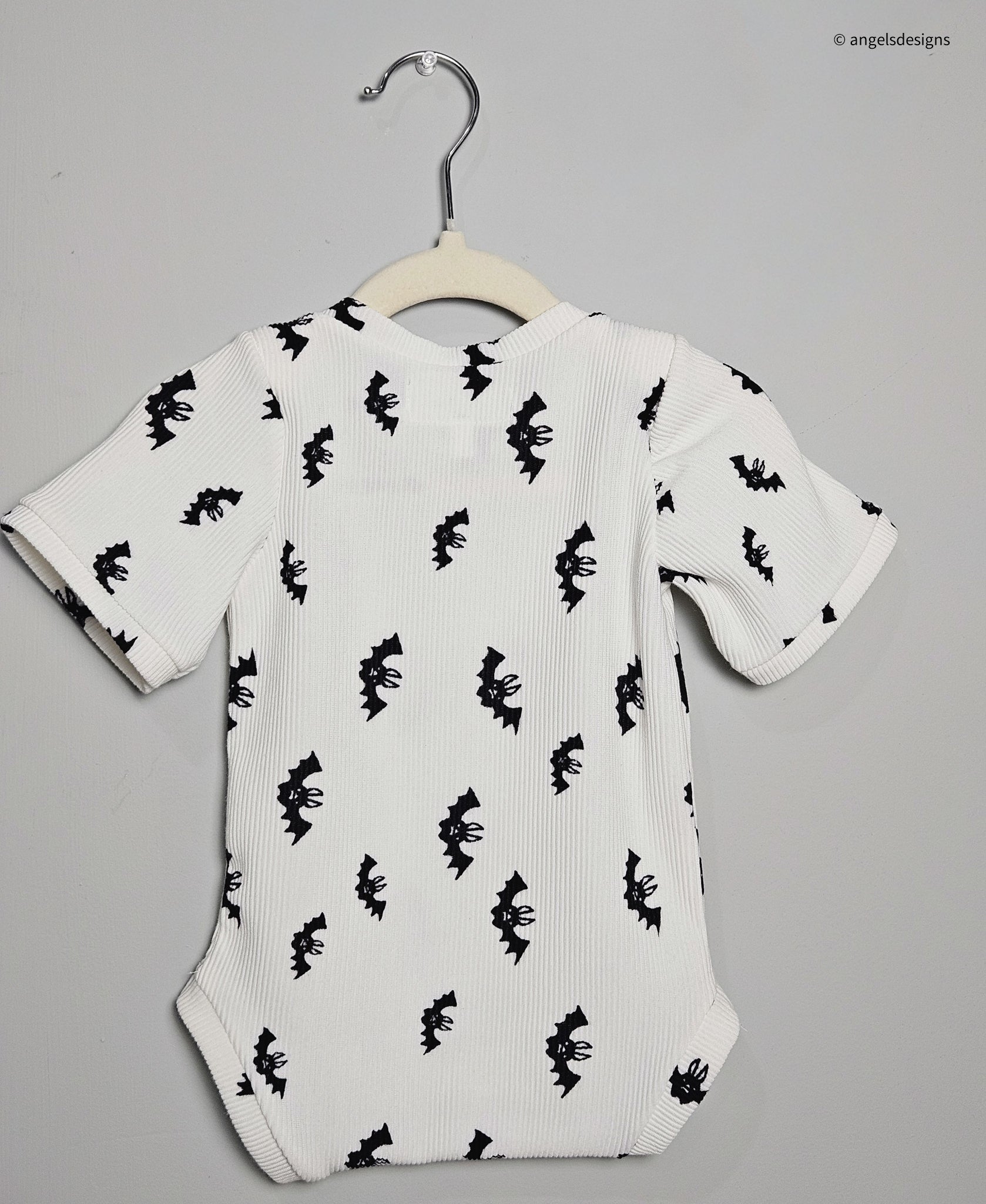Boy's Bat pattern onesie