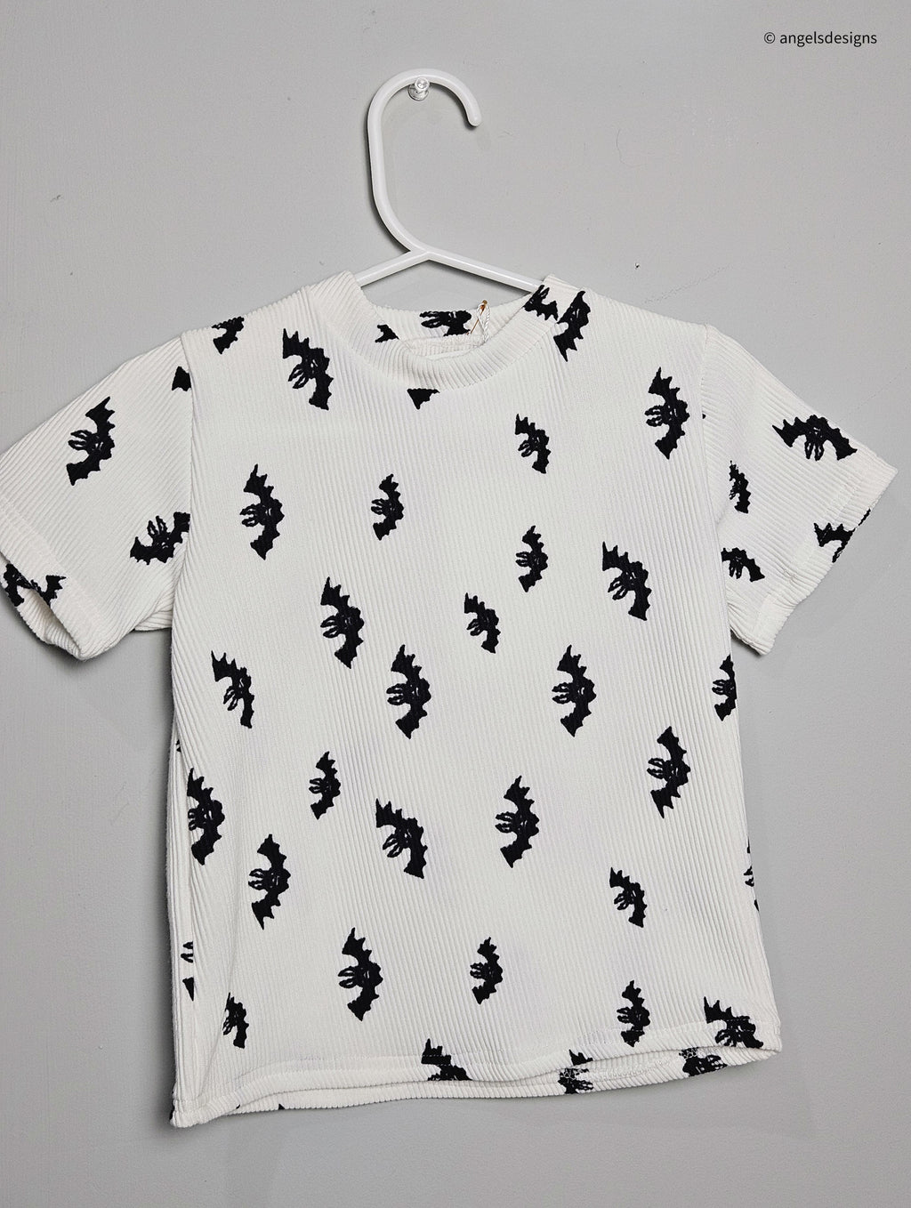 Boy's Bat pattern Casual Tee