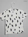 Boy's Bat pattern Casual Tee