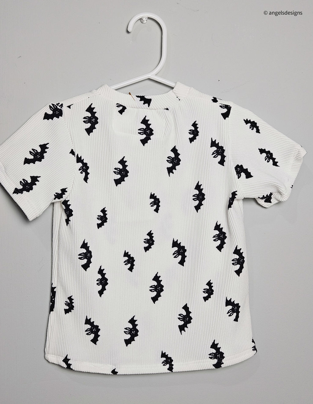 Boy's Bat pattern Casual Tee