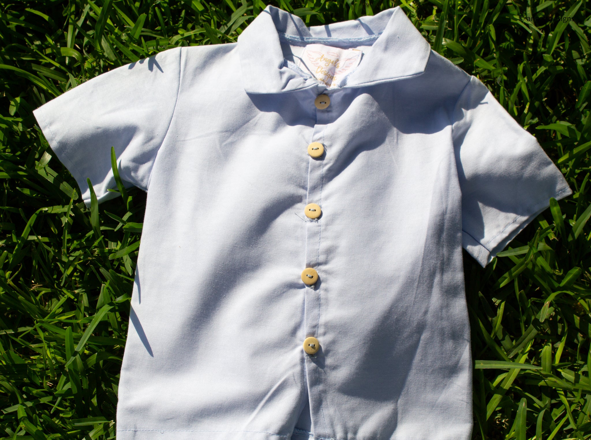 Boy's Short sleeve Button up top
