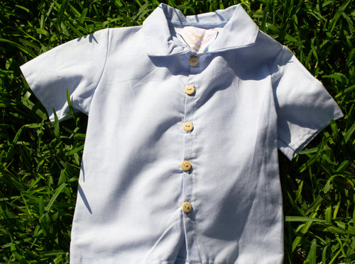 Boy's Short sleeve Button up top