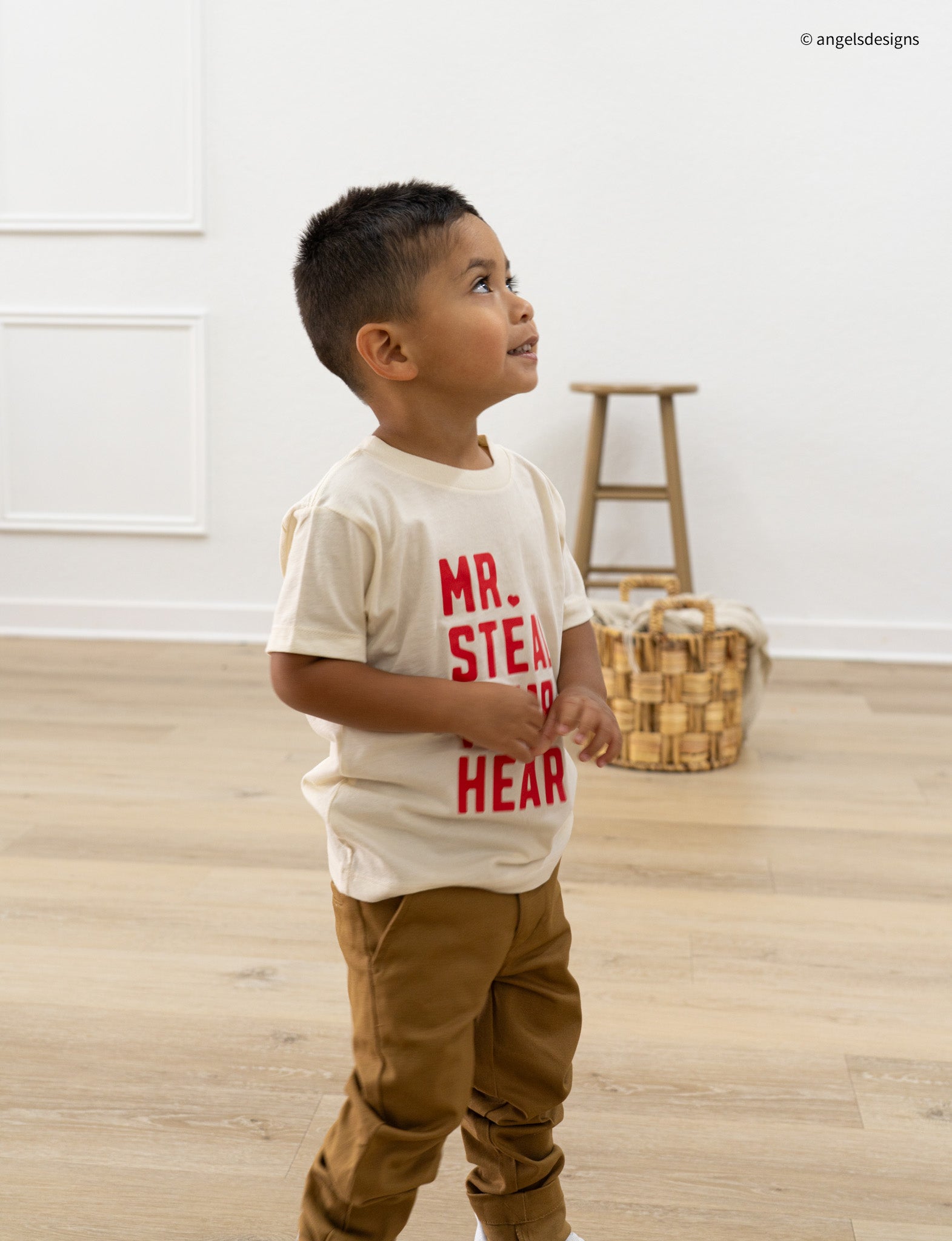 Mr. Steal your heart boys cotton t-shirt
