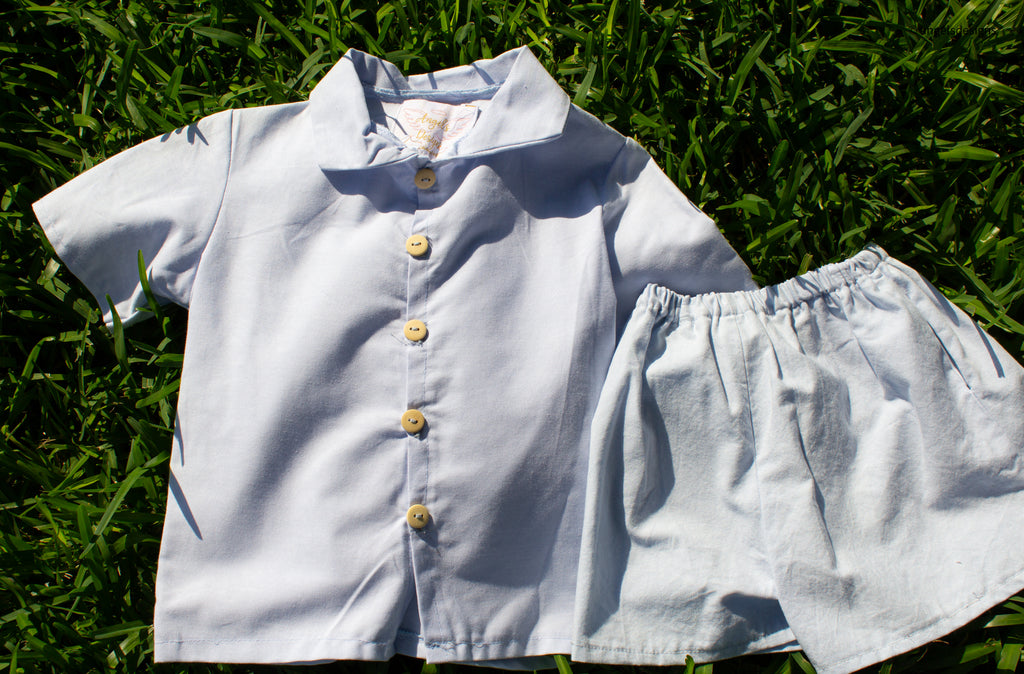 Boy's Short sleeve Button up top