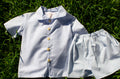 Boy's Short sleeve Button up top