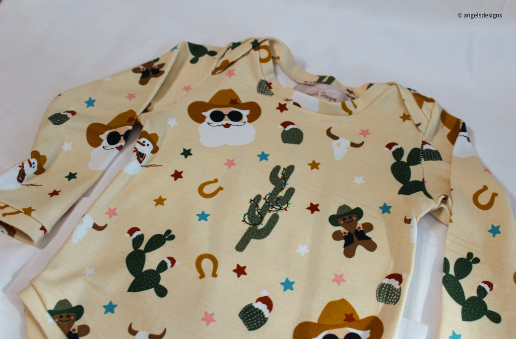 Unisex Baby Christmas Country Onesie