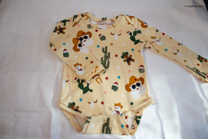Unisex Baby Christmas Country Bodysuit