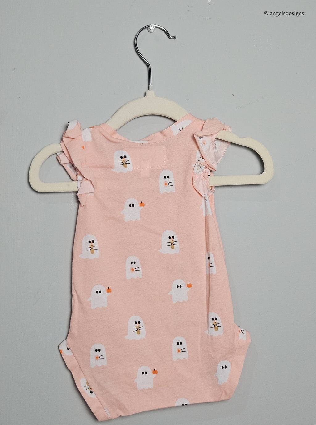 Girl's Coffee Ghost Onesie