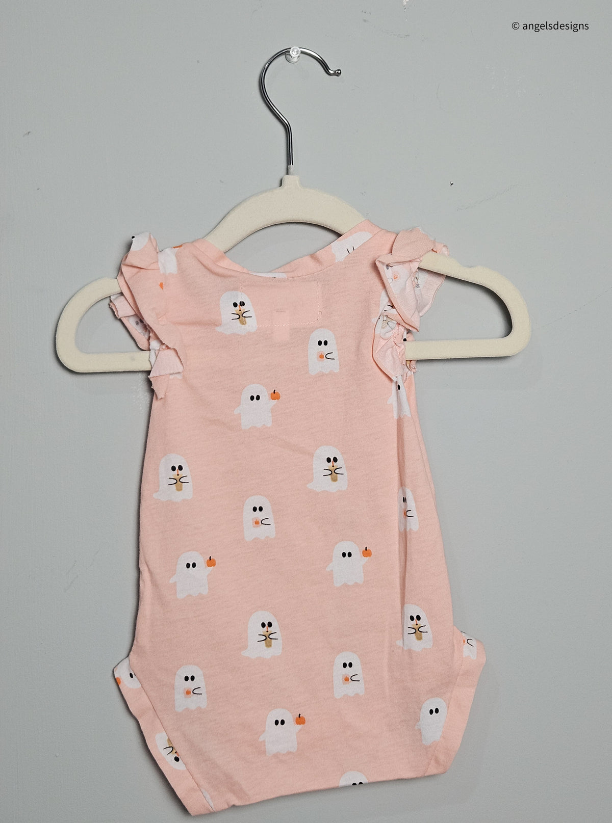 Girl's Coffee Ghost Onesie