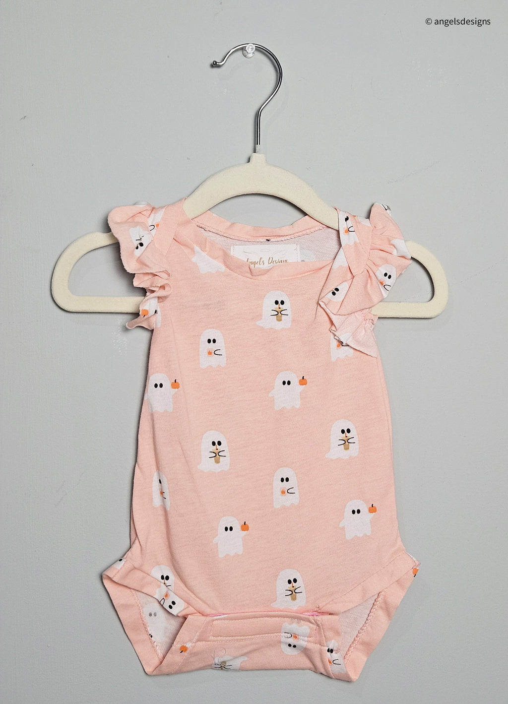 Girl's Coffee Ghost Onesie