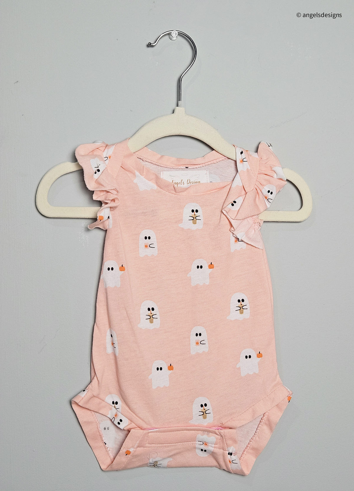 Girl's Coffee Ghost Onesie