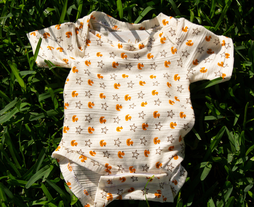 Unisex 0-18M Duck and Star Onesies