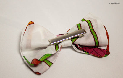 Girl's Floral print hairbows