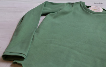 Gabby Top- Little Girl's Knit Long Sleeve Crop Top