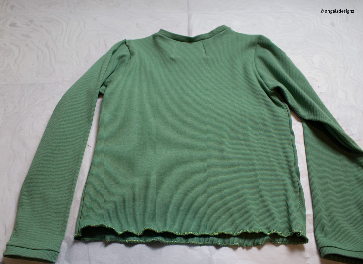 Gabby Top- Little Girl's Knit Long Sleeve Crop Top