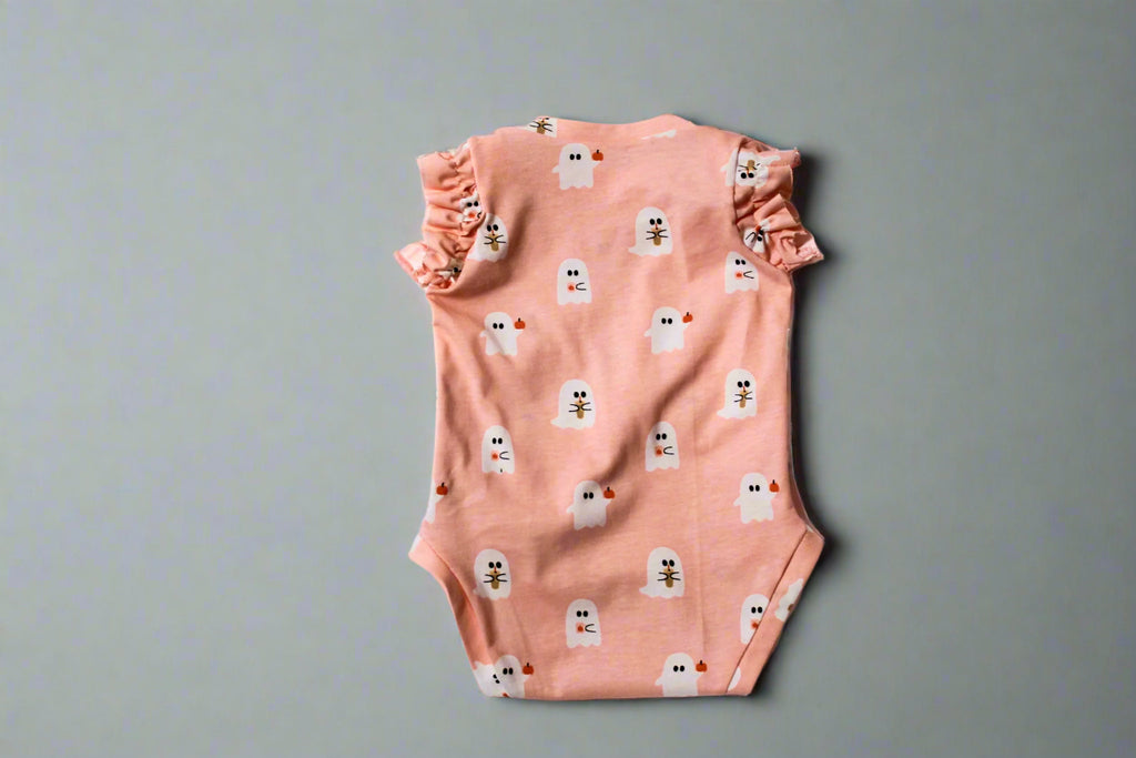 Girl's Coffee Ghost Onesie