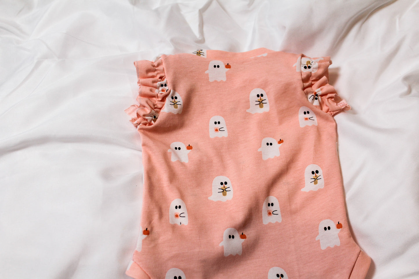 Girl's Coffee Ghost Onesie