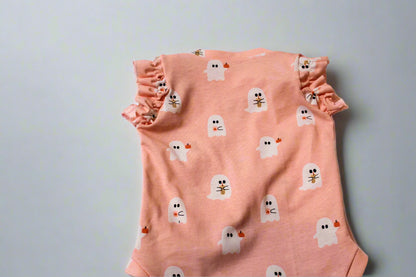 Girl's Coffee Ghost Onesie