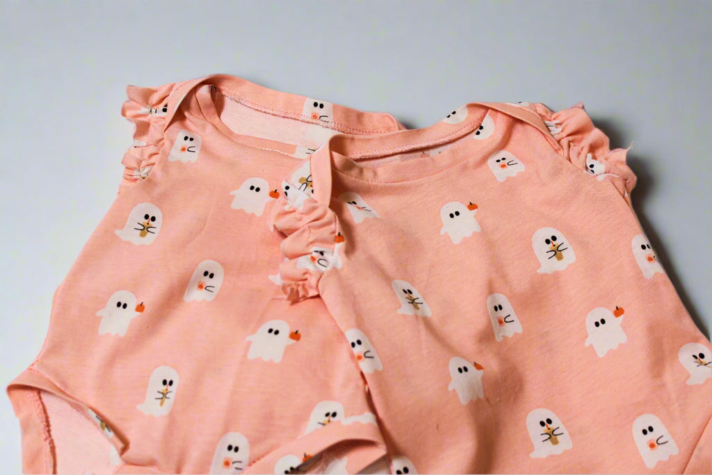 Girl's Coffee Ghost Onesie