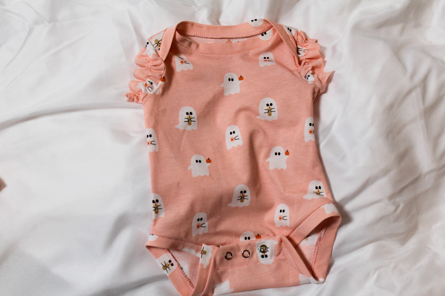 Girl's Coffee Ghost Onesie