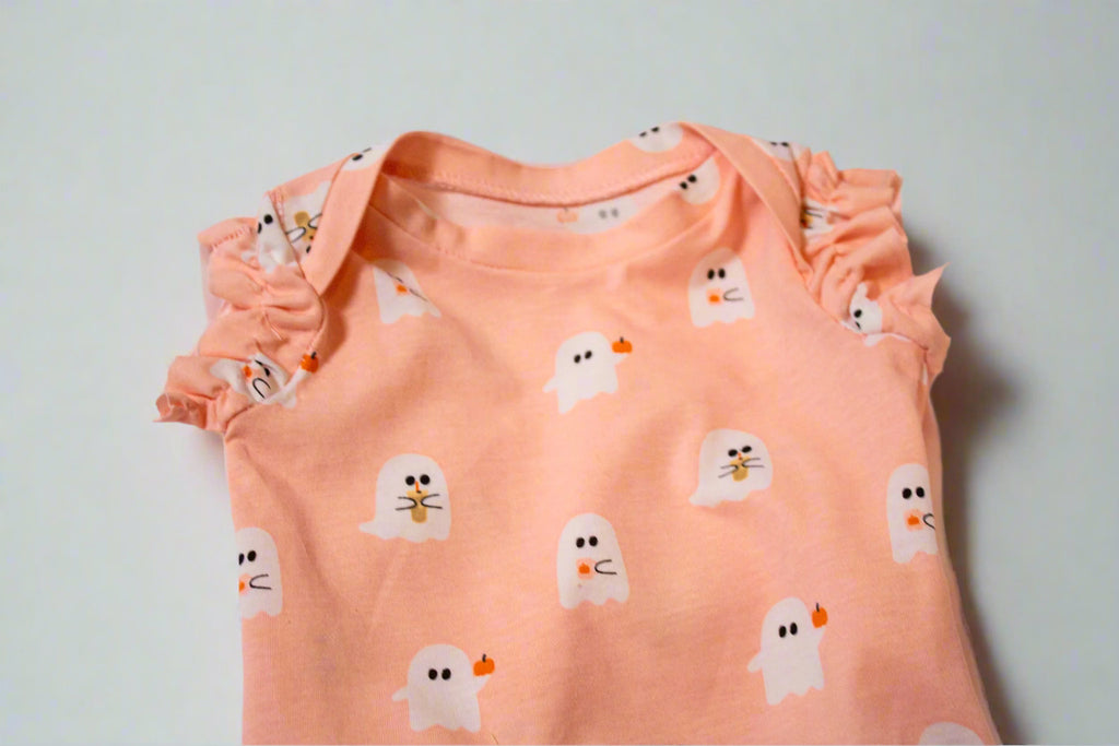 Girl's Coffee Ghost Onesie