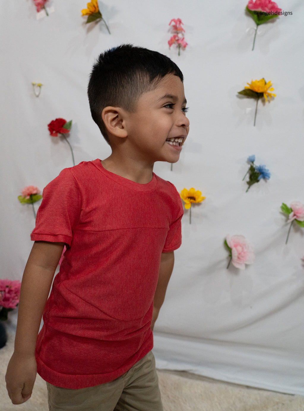 Boy's Patch Work Casual Tee