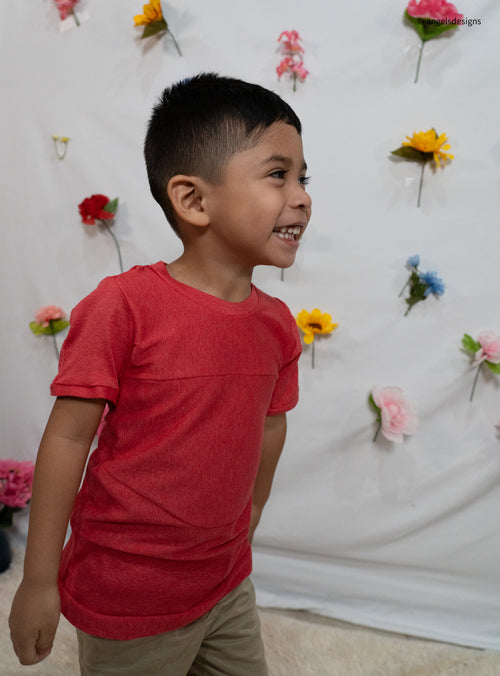 Boy's Patch Work Casual Tee
