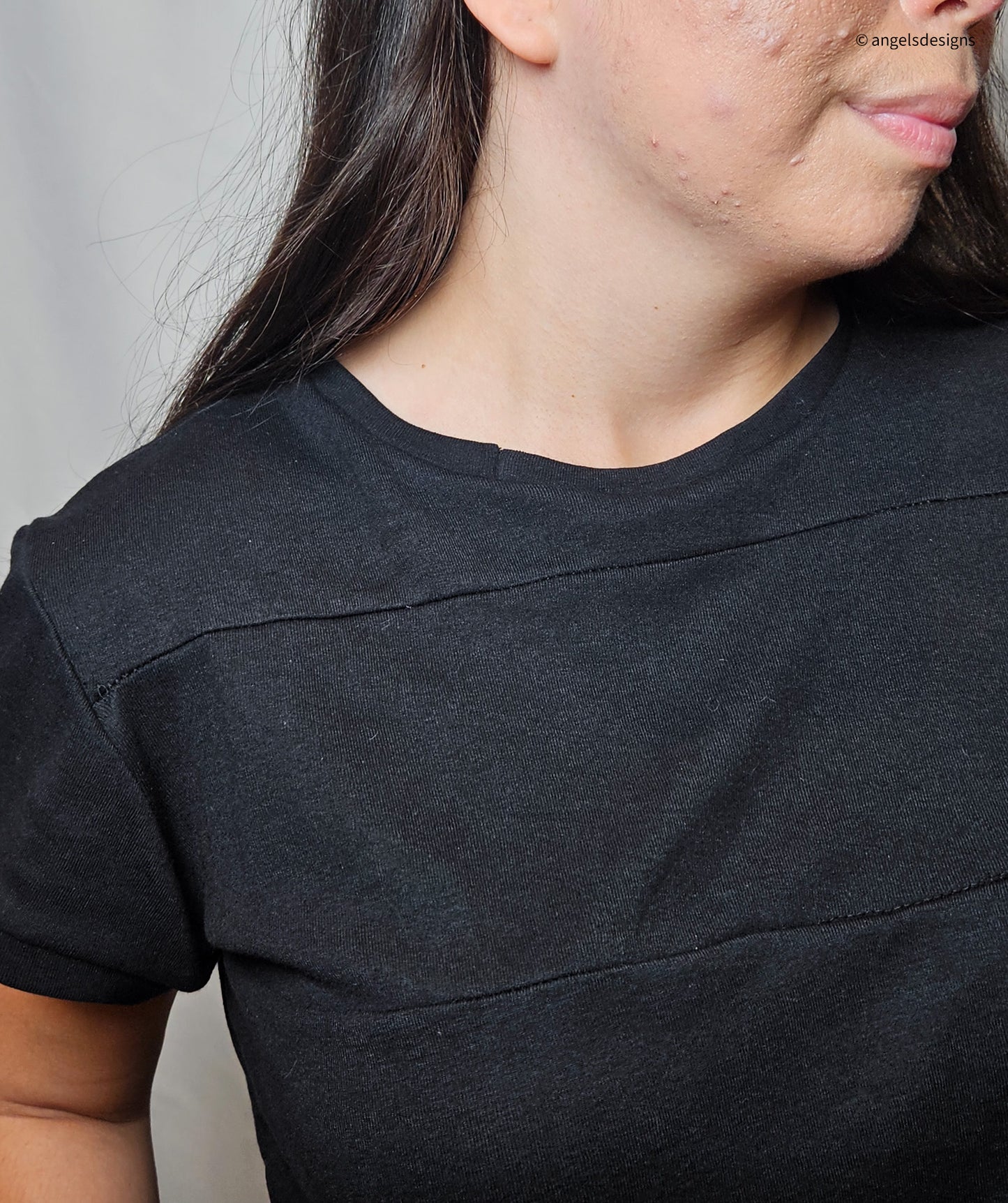 Women's Casual Patch Work Tee