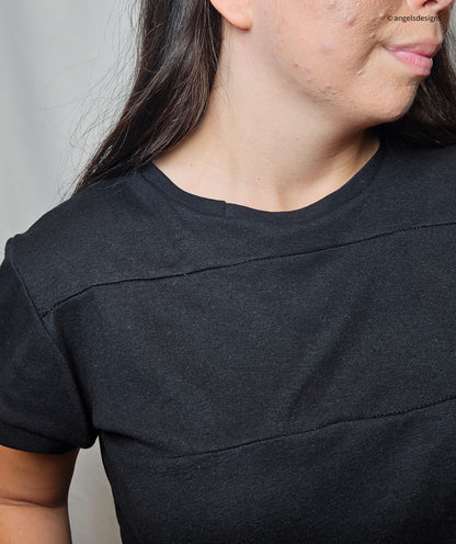 Women's Casual Patch Work Tee