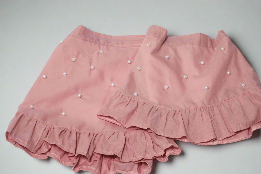 Pearl Ruffled Elastic skirt