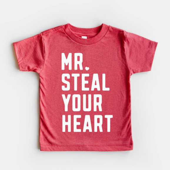 Mr. Steal your heart boys cotton t-shirt